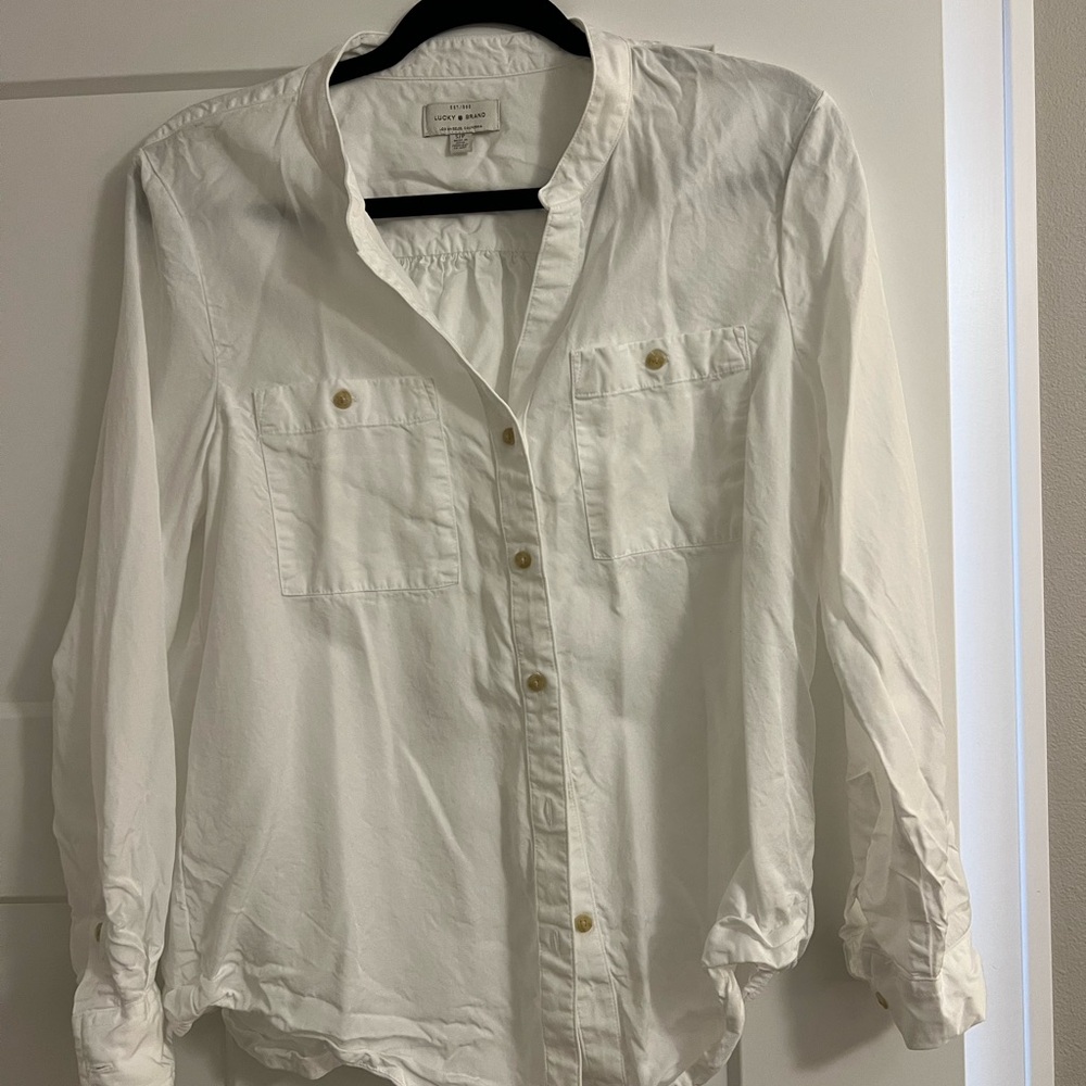 Lucky Brand White Button Up